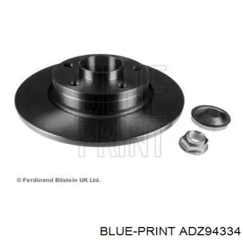 Диск гальмівний задній Blue Print ADZ94334