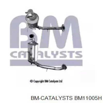 Конвертор-каталізатор (каталітичний нейтралізатор) BM11005H BM Catalysts