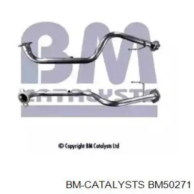 BM50271 BM Catalysts труба приймальна (штани глушника, передня)