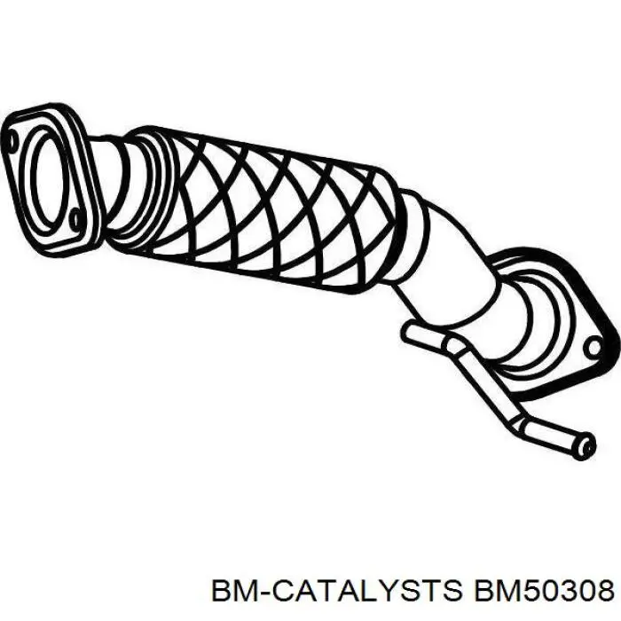 BM50308 BM Catalysts труба приймальна (штани глушника, передня)