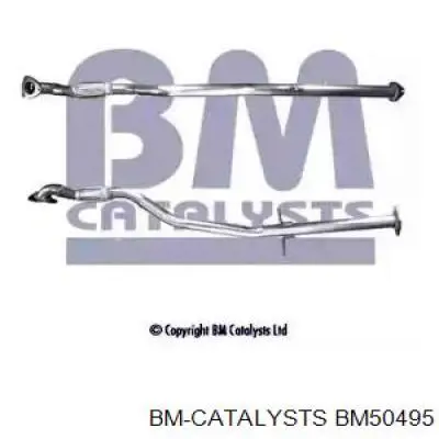 BM50495 BM Catalysts труба приймальна (штани глушника, передня)