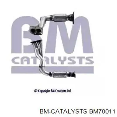 Труба приймальна (штани) глушника, передня BM70011 BM Catalysts