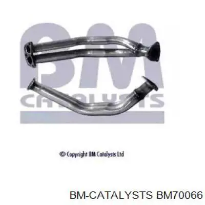 BM70066 BM Catalysts Труба приймальна (штани) глушника, передня
