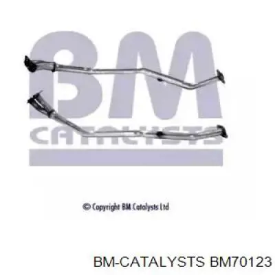 Труба приймальна (штани) глушника, передня BM70123 BM Catalysts