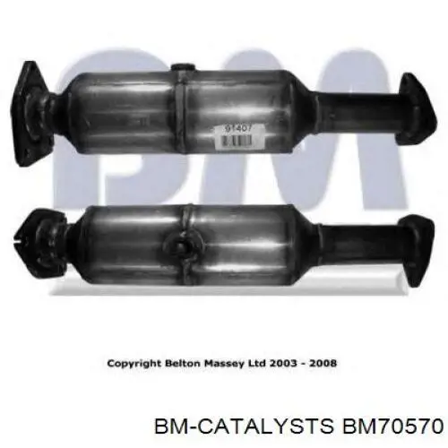 BM70570 BM Catalysts Штани глушника передні