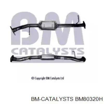 Конвертор-каталізатор (каталітичний нейтралізатор) BM Catalysts BM80320H ціна, від 129.80 USD