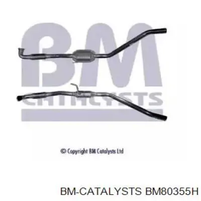 BM80355H BM Catalysts Каталітичний нейтралізатор відпрацьованих газів