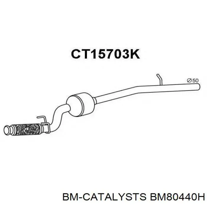 BM80440H BM Catalysts Глушник передній