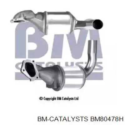 BM80478H BM Catalysts Каталітичний нейтралізатор відпрацьованих газів