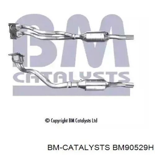 Труба приймальна (штани) глушника, передня BM Catalysts BM90529H ціна, від 196.04 USD