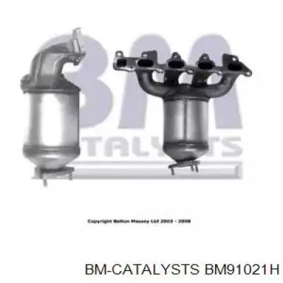 Конвертор-каталізатор (каталітичний нейтралізатор) BM Catalysts BM91021H ціна, від 238.41 USD