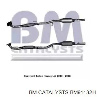 BM91132H BM Catalysts Глушник передній