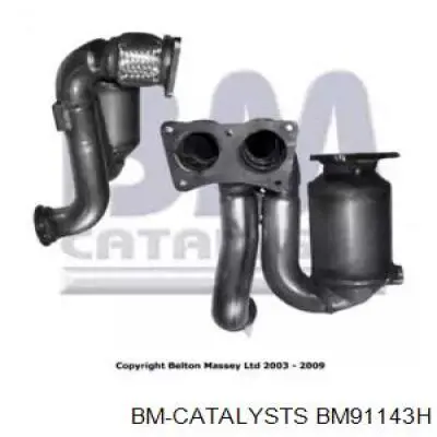 Конвертор-каталізатор (каталітичний нейтралізатор) BM Catalysts BM91143H ціна, від 341.58 USD