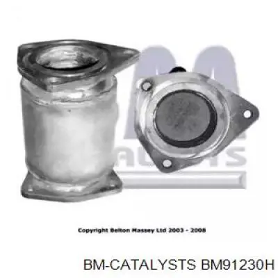 Конвертор-каталізатор (каталітичний нейтралізатор) BM91230H BM Catalysts