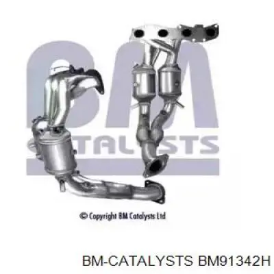 BM91342H BM Catalysts Каталітичний нейтралізатор відпрацьованих газів