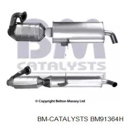 Купити BM91364H BM Catalysts Перетворювач відпрацьованих газів