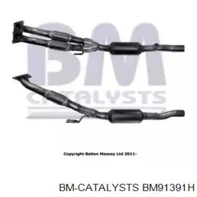 BM91391H BM Catalysts Глушник передній