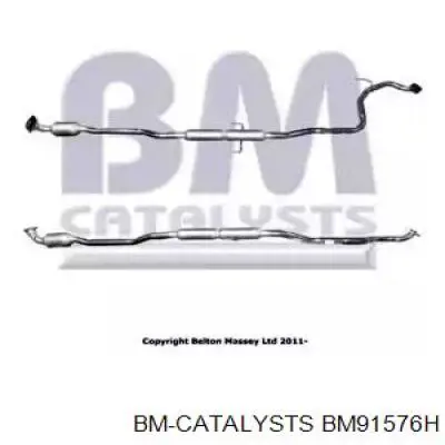Купити BM91576H BM Catalysts Глушник, передня частина