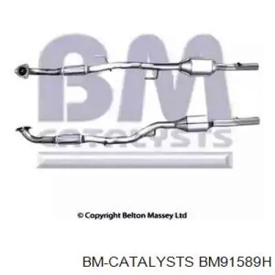 Купити BM91589H BM Catalysts Глушник, передня частина