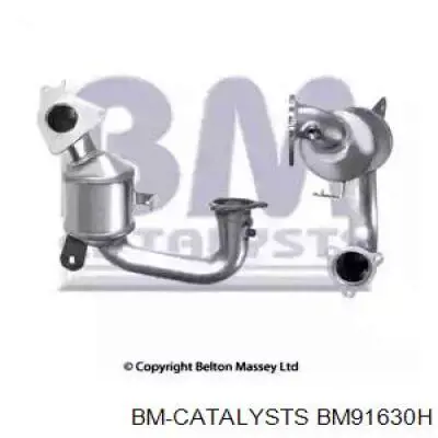 BM91630H BM Catalysts труба приймальна (штани глушника, передня)