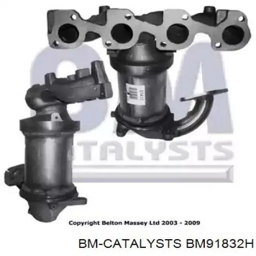 Конвертор-каталізатор (каталітичний нейтралізатор) BM Catalysts BM91832H ціна, від 679.80 USD