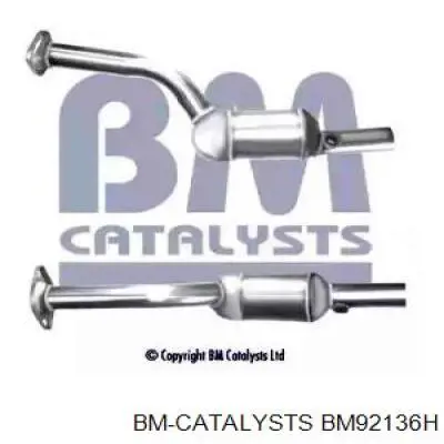 BM92136H BM Catalysts Каталітичний нейтралізатор відпрацьованих газів