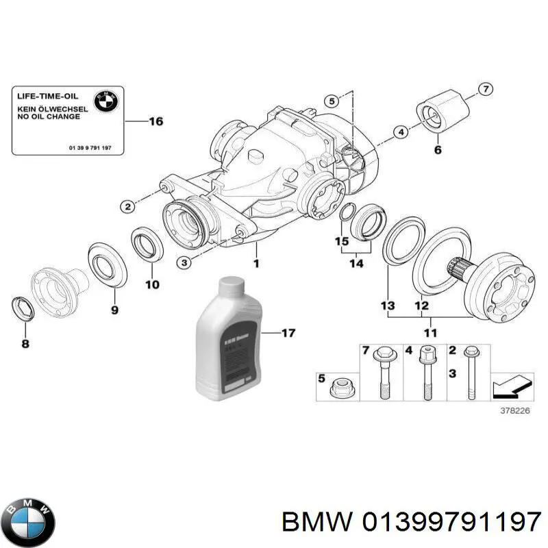  BMW 01399791197 ціна, від 5.19 USD