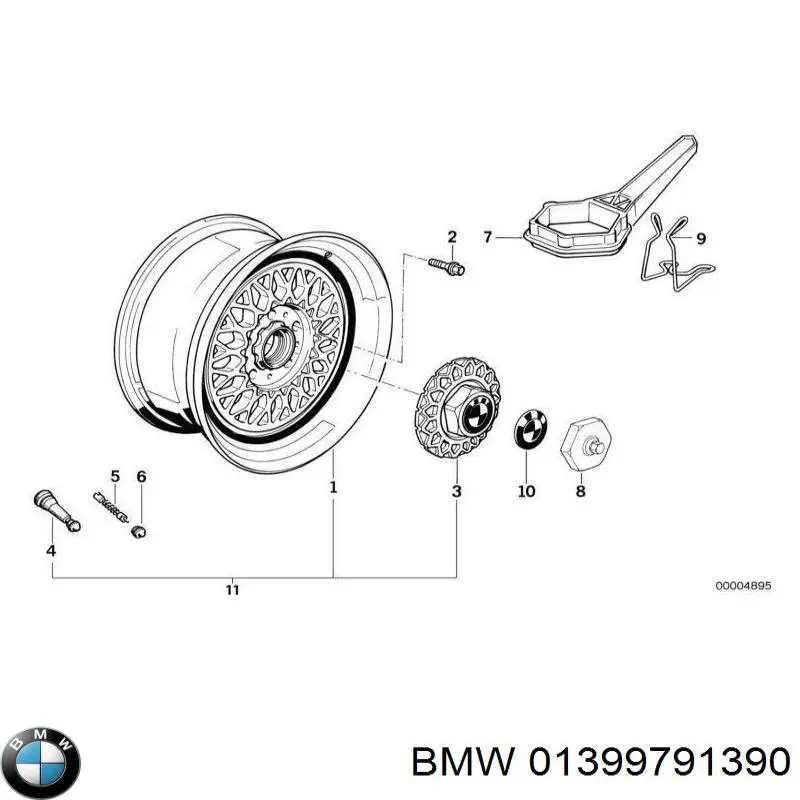 Купити 01399791390 BMW 