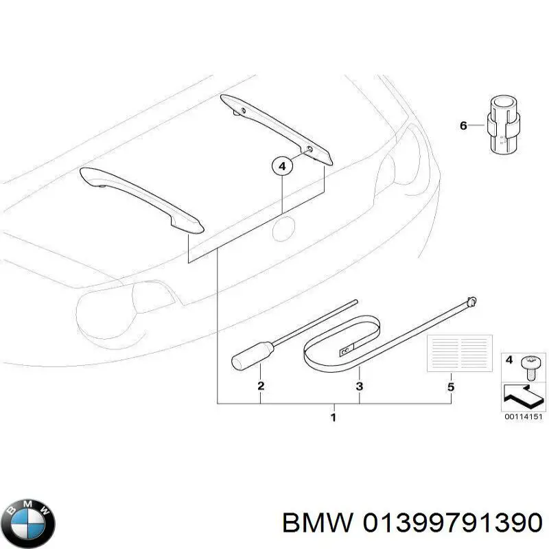  BMW 01399791390 ціна, від 2.97 USD
