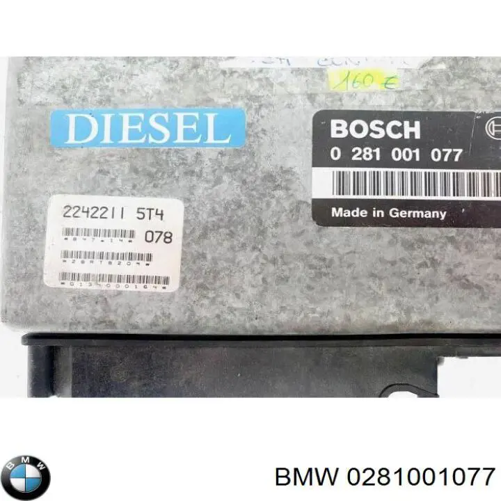 Електронний блок керування двигуном 0281001077 Bosch