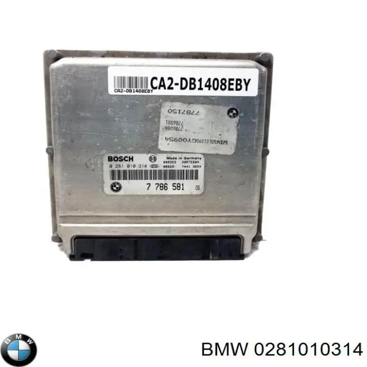 Електронний блок керування двигуном 0281010314 BMW