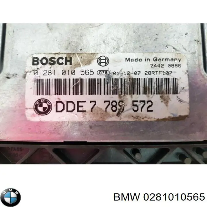 Електронний блок керування двигуном 0281010565 BMW