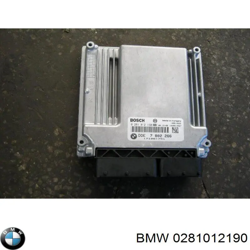 Електронний блок керування двигуном 0281012190 BMW