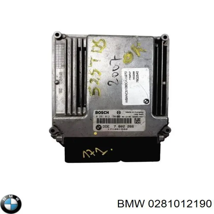 0281012190 BMW Блок електронного управління