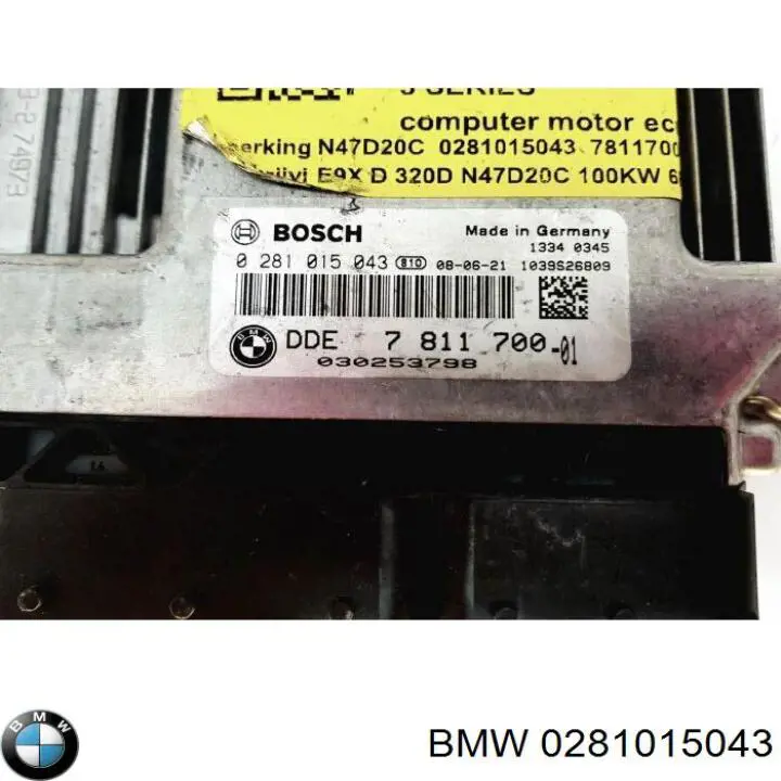 0281015043 BMW Блок електронного управління