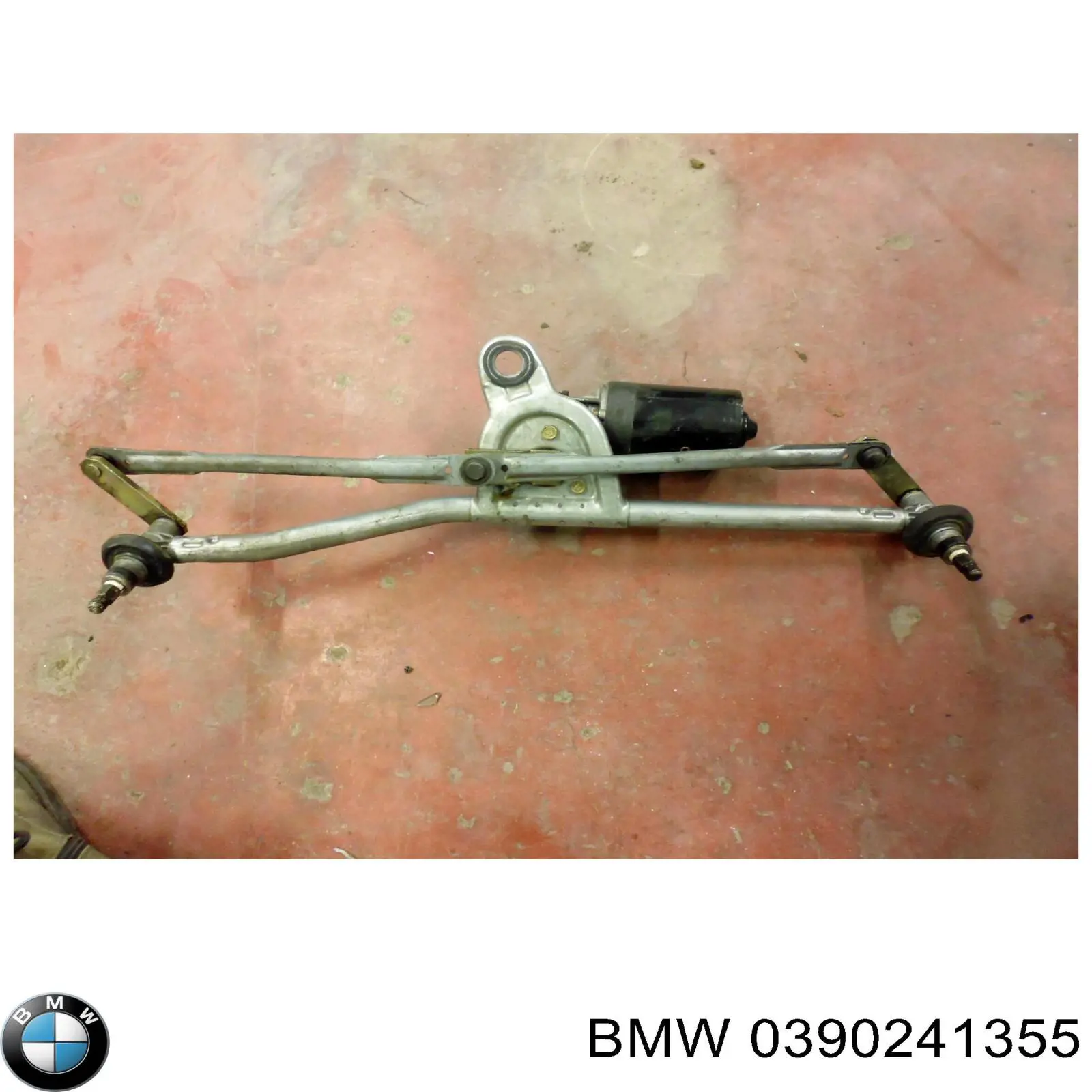 Двигун склоочисника лобового скла (трапеції) 390241355 BMW