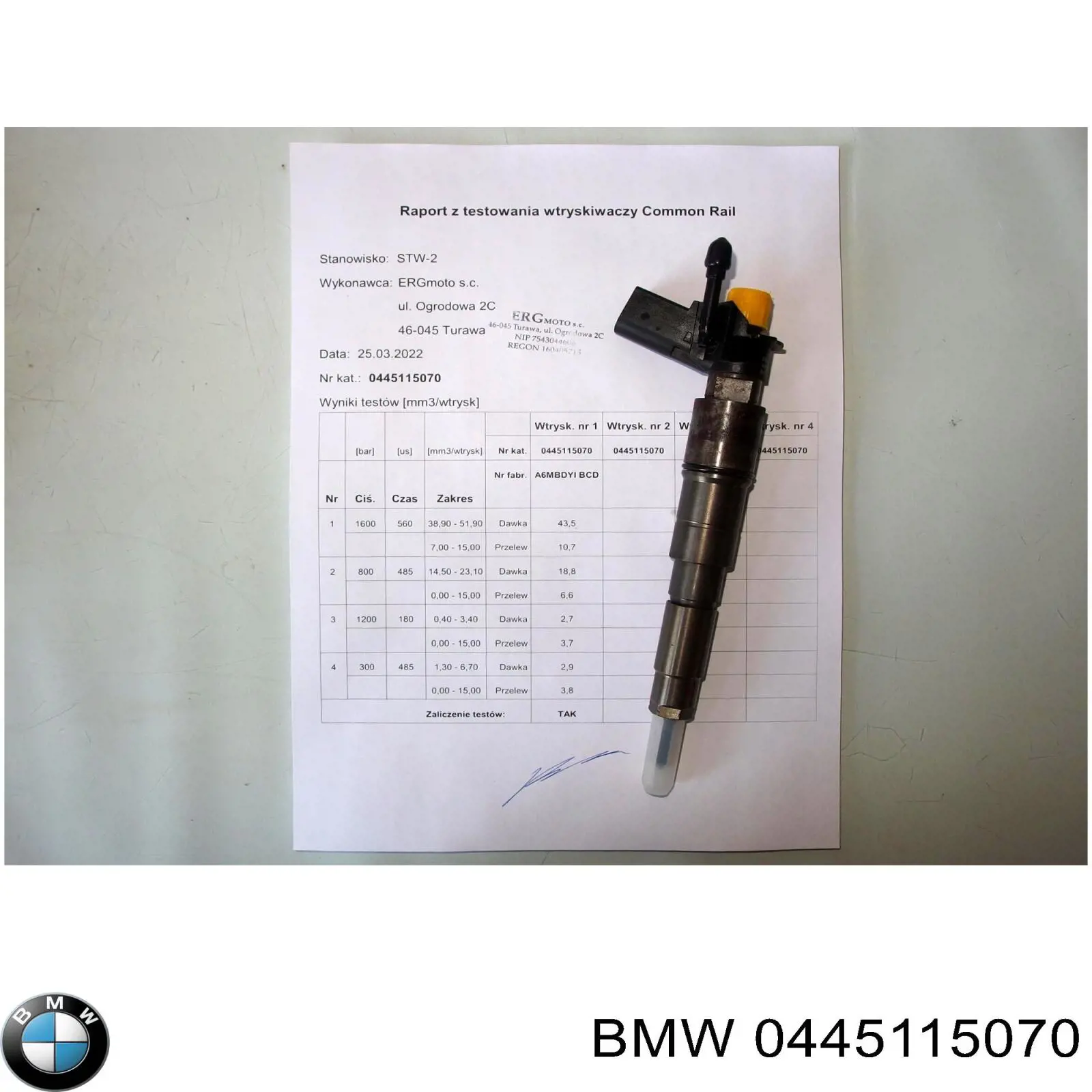 Купити 13537801940 BMW Форсунка дизельна в зборі, розпилювач + тримач