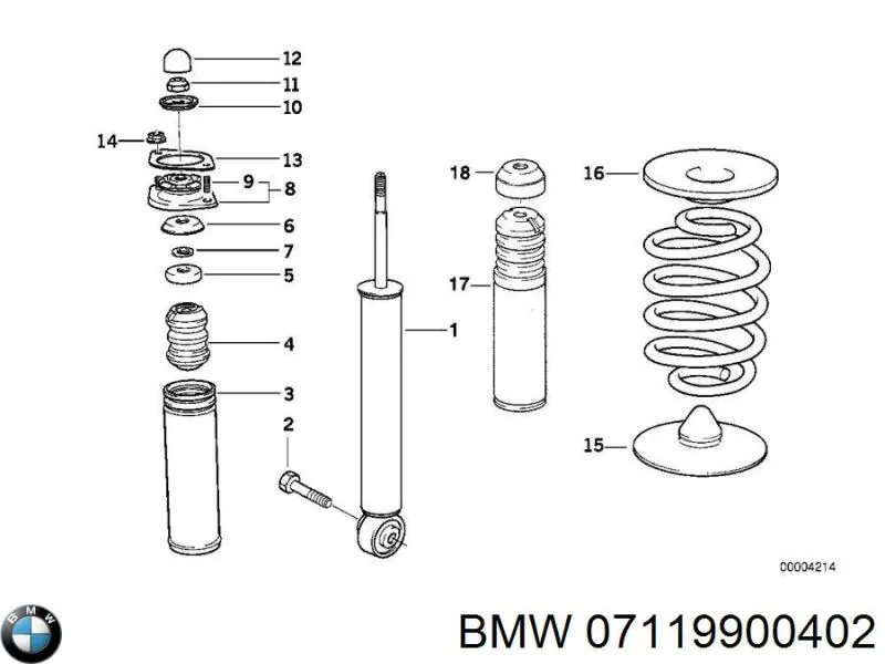 Купити 07119900402 BMW 