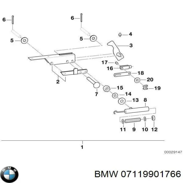 Шайба форсунки верхня BMW 07119901766 ціна, від 0.73 USD
