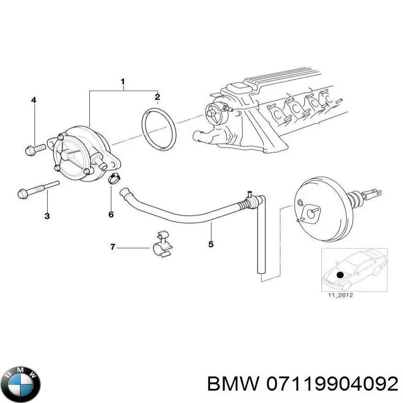 Болт переднього важеля, нижнього BMW 07119904092 ціна, від 15.98 USD