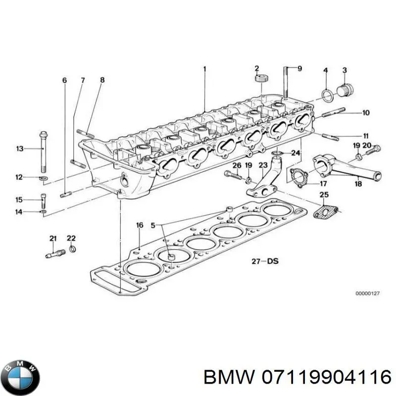 Купити 07119904116 BMW Болт гбц