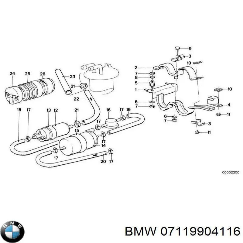 Болт ГБЦ 07119904116 BMW