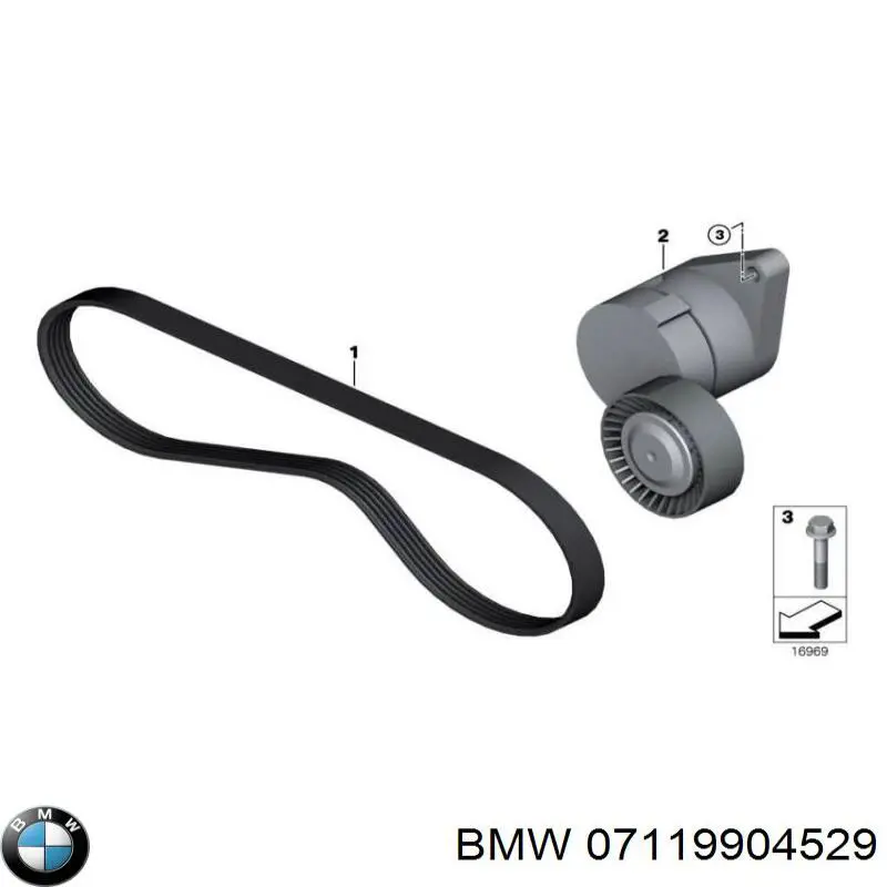 07119904529 BMW Болт кріплення головки блоку циліндрів