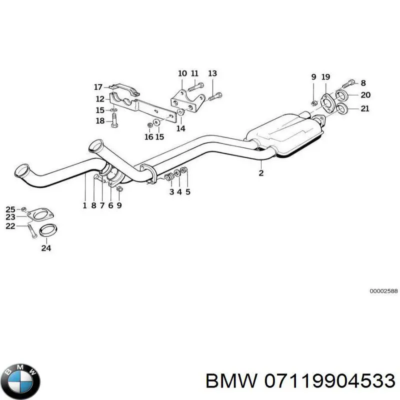 Купити 07119904533 BMW Болт гбц