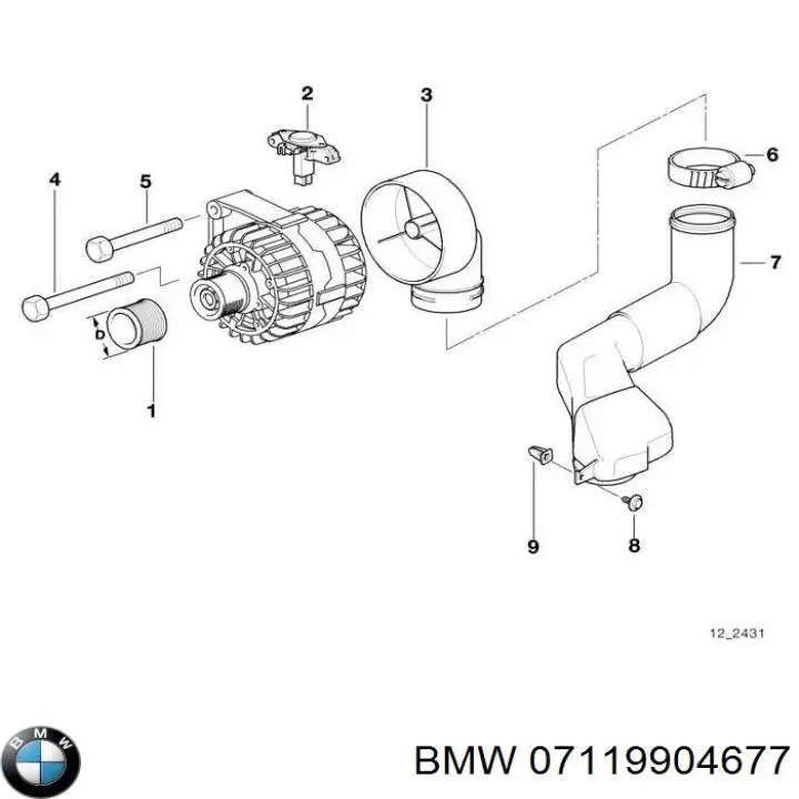 Купити 07119904677 BMW 