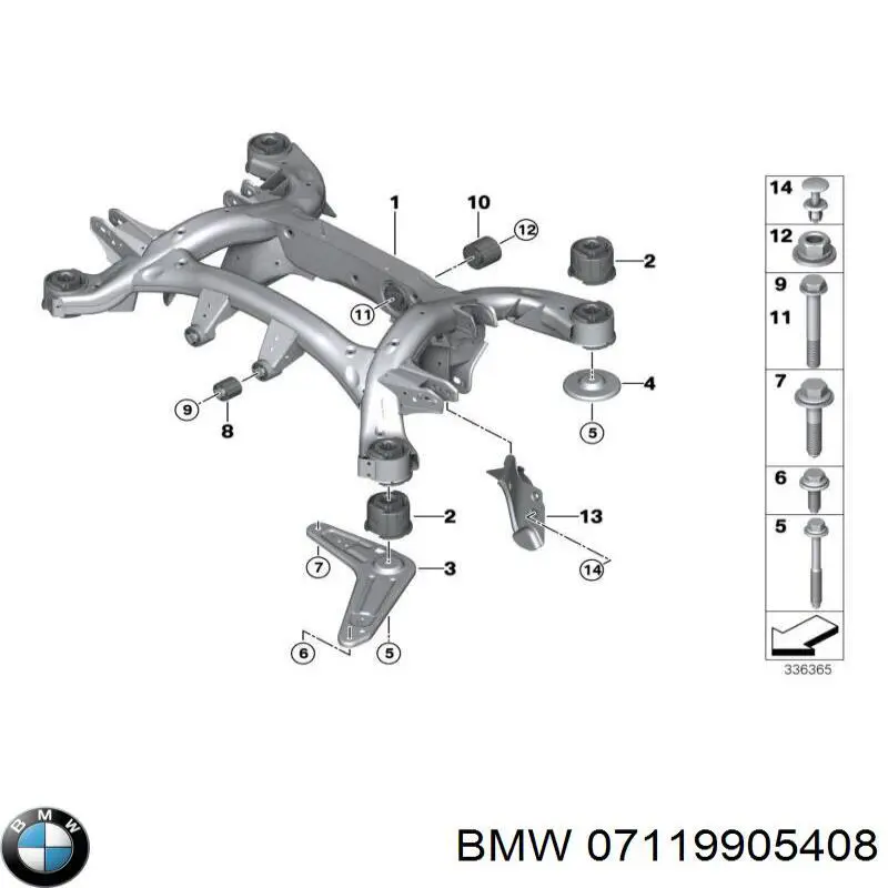 Купити 07119905408 BMW 