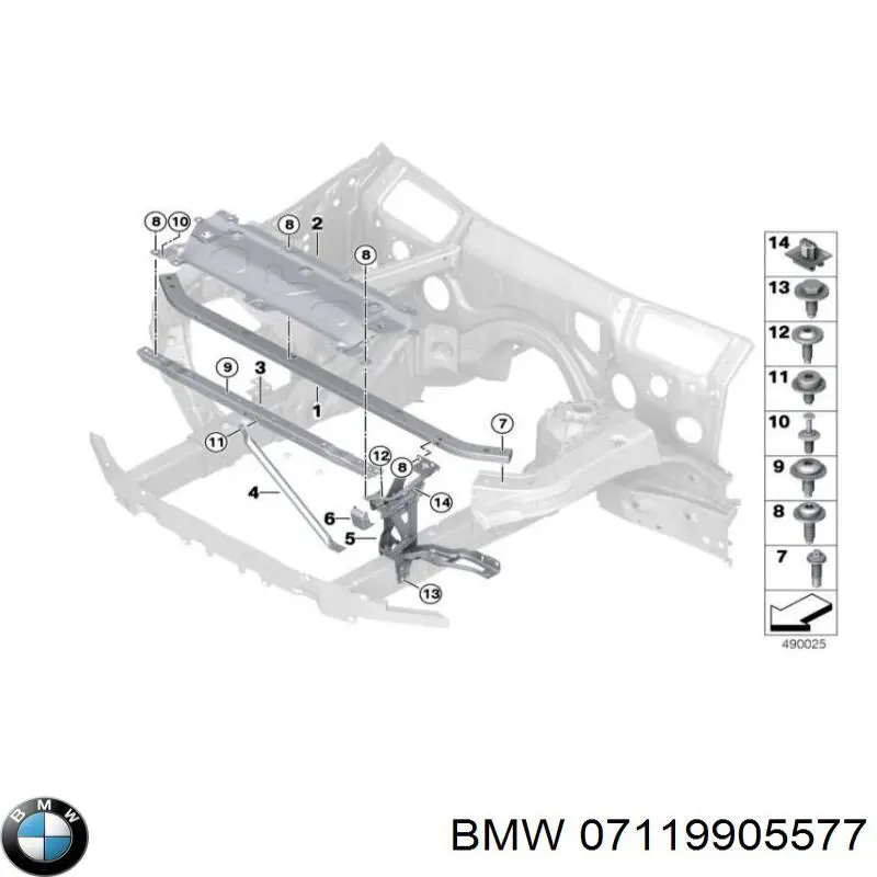 Болт головки блока циліндрів, ГБЦ BMW 7119905577 ціна, від 1.30 USD