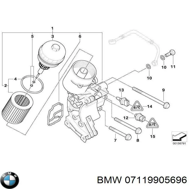 07119905696 BMW Болт кріплення головки блоку циліндрів