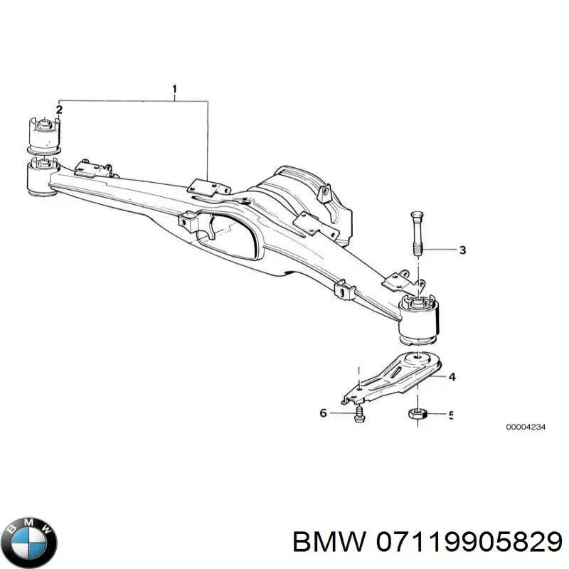 Шайба форсунки верхня 07119905829 BMW