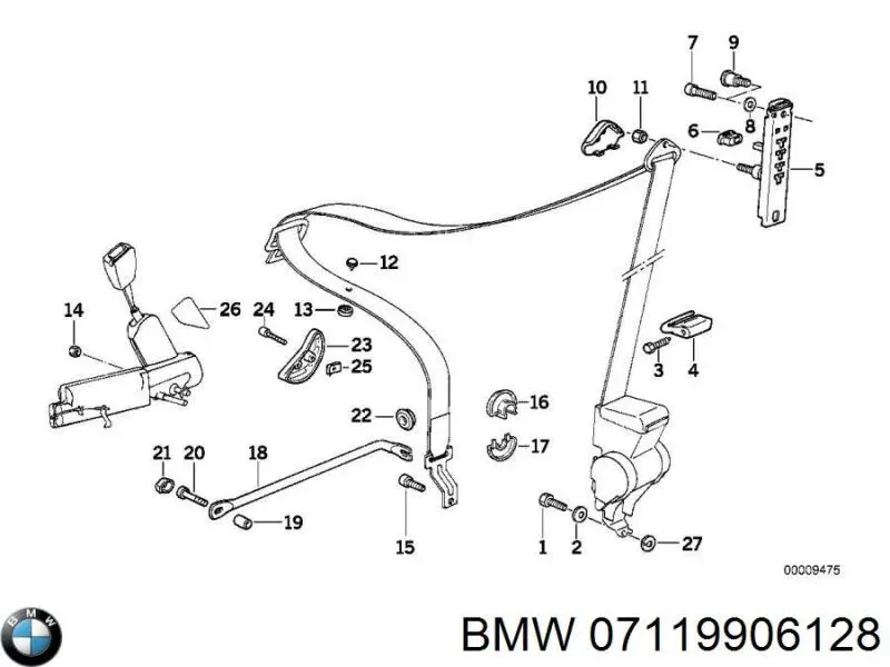Купити 07119906128 BMW 